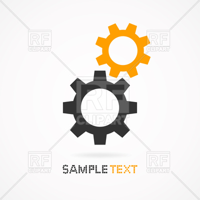 400x400 Gears Logo Vector Image Vector Artwork Of Icons And Emblems