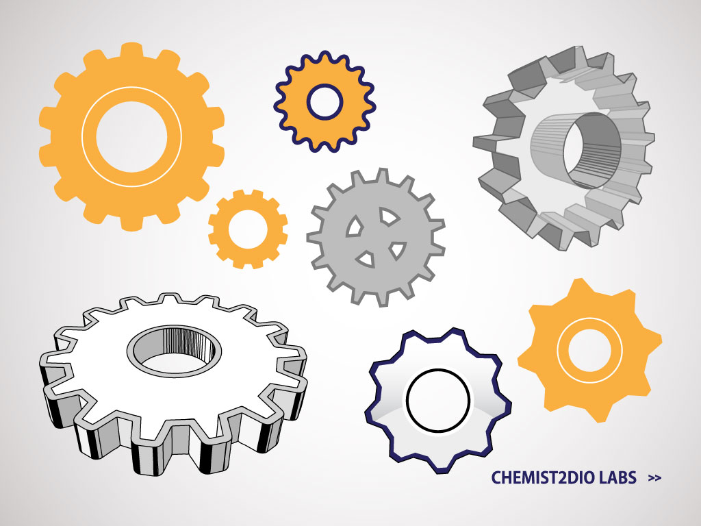 1024x768 Gear Vector Pack