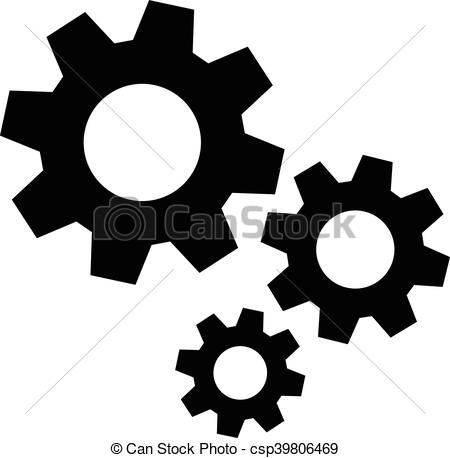 450x458 Gears Vector Icon.