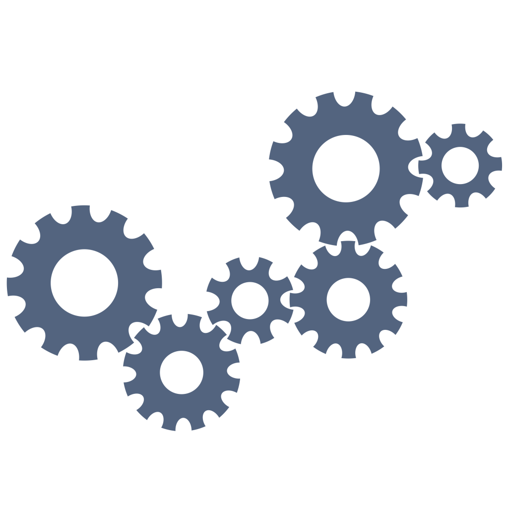 1024x1024 Simple Gears Vector Image