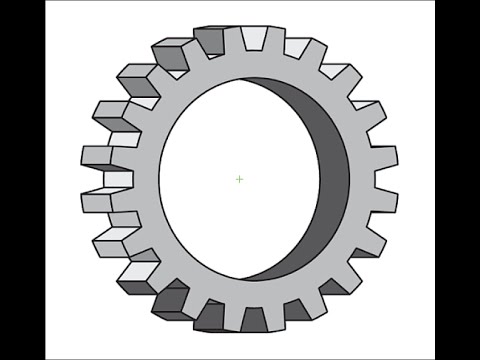 480x360 How To Create A Simple 3d Cog Or Gear Using Adobe Illustrator