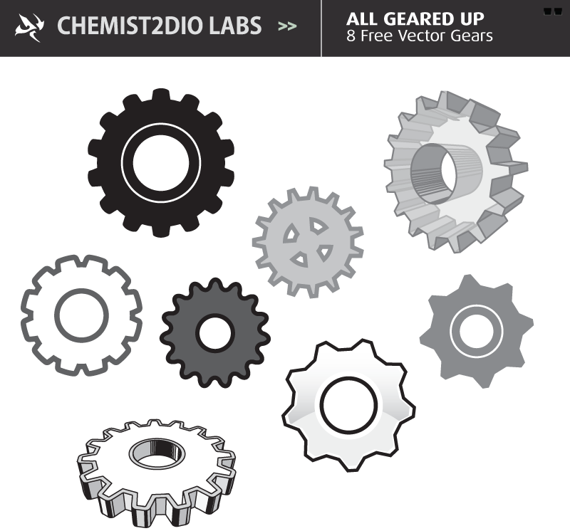 800x746 Free Vector Gears