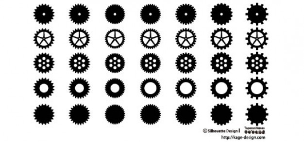 626x293 Gear Wheel 2 Vector Free Download