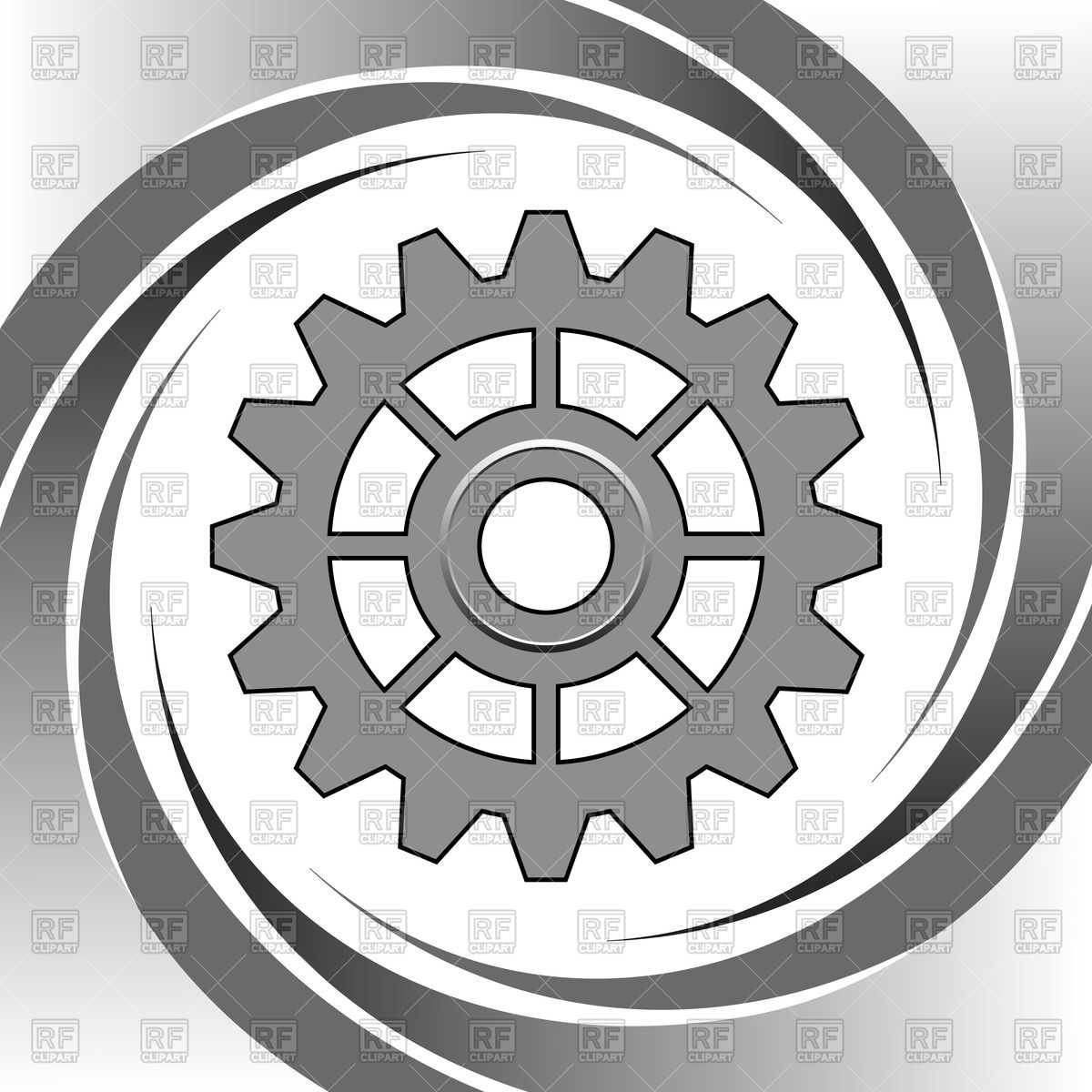 1200x1200 Machine Gear Wheel Vector Image Vector Artwork Of Objects