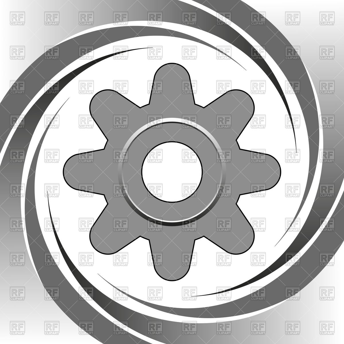 1200x1200 Steel Machine Gear Wheel Vector Image Vector Artwork Of Objects