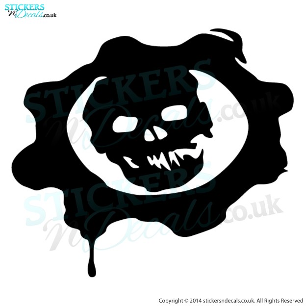 624x624 Gears Of War Cog Sticker Decal Vinyl Graphic