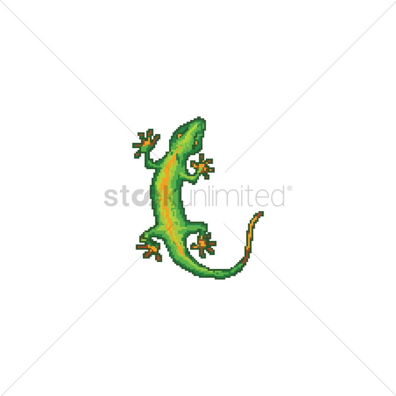 1299x1300 Gecko Vector Image