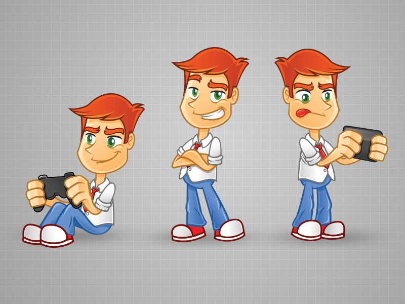 800x600 Techno Geek Vector Mascot By Horacio Velozo