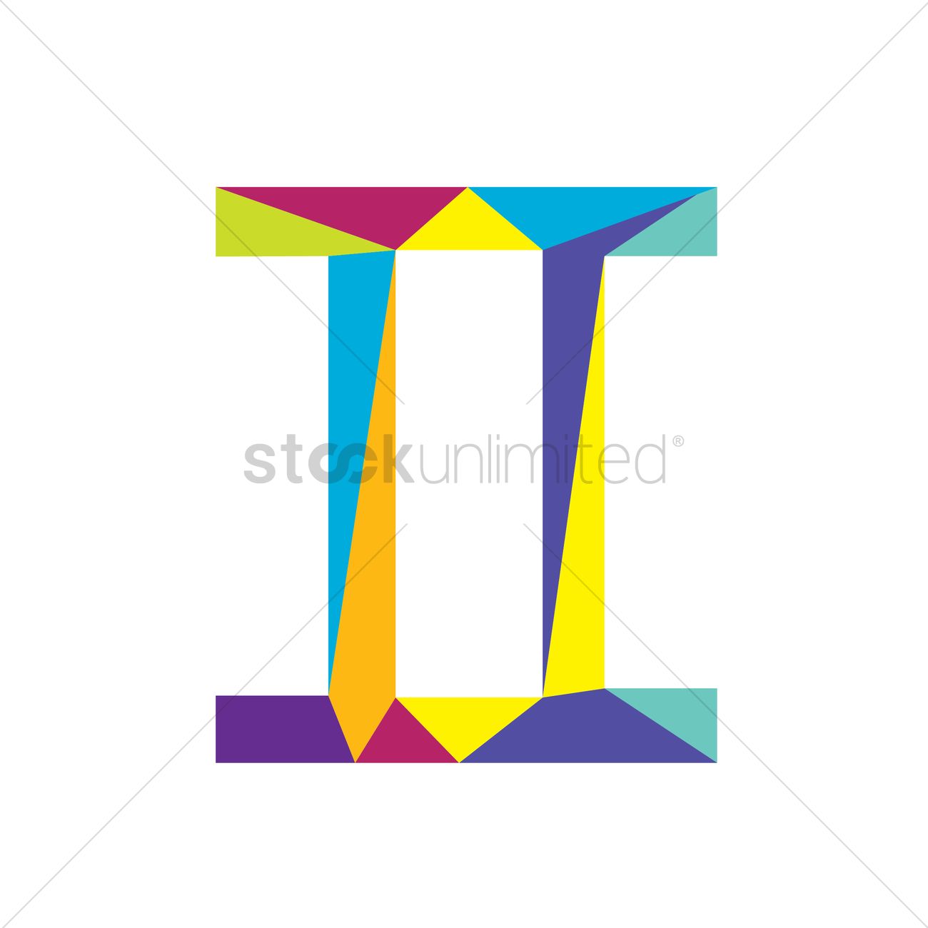 1300x1300 Gemini Vector Image