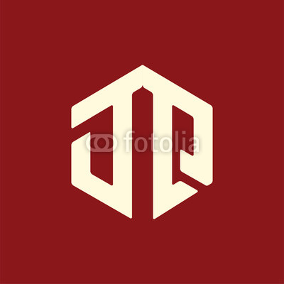 400x400 D Q Initial Letter Hexagonal Logo Vector Buy Photos Ap Images