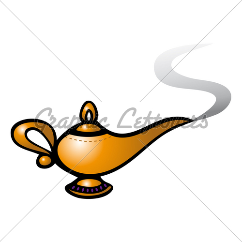 500x500 Genie Lamp Gl Stock Images