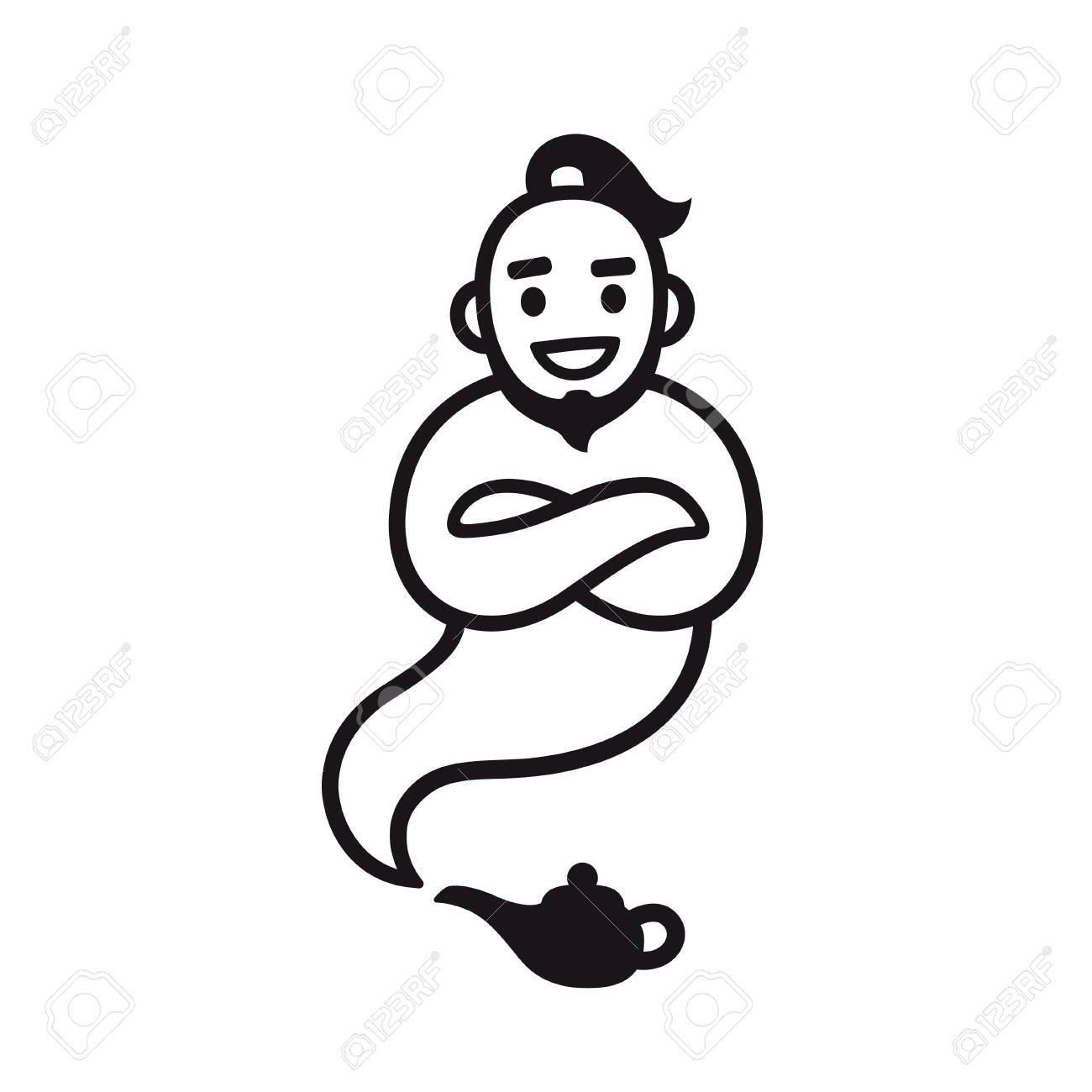 1300x1300 Drawn Lamps Genie