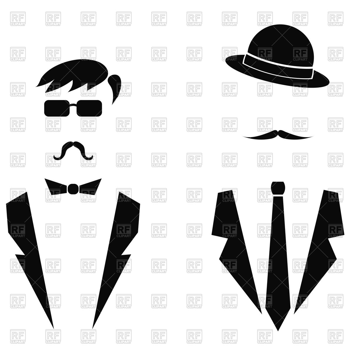 1200x1200 Gentleman Icons Vector Image Vector Artwork Of People Valeo5
