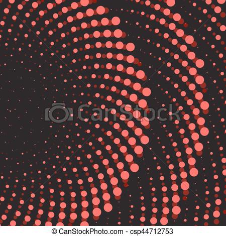 450x470 Geometric Flower. Vector Dot Ornament Template. Illustration Of