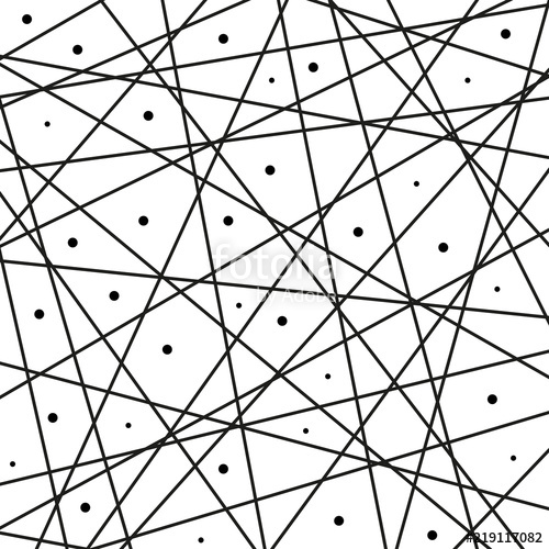 500x500 Geometric Vector Abstract Pattern. Geometric Modern Ornament For