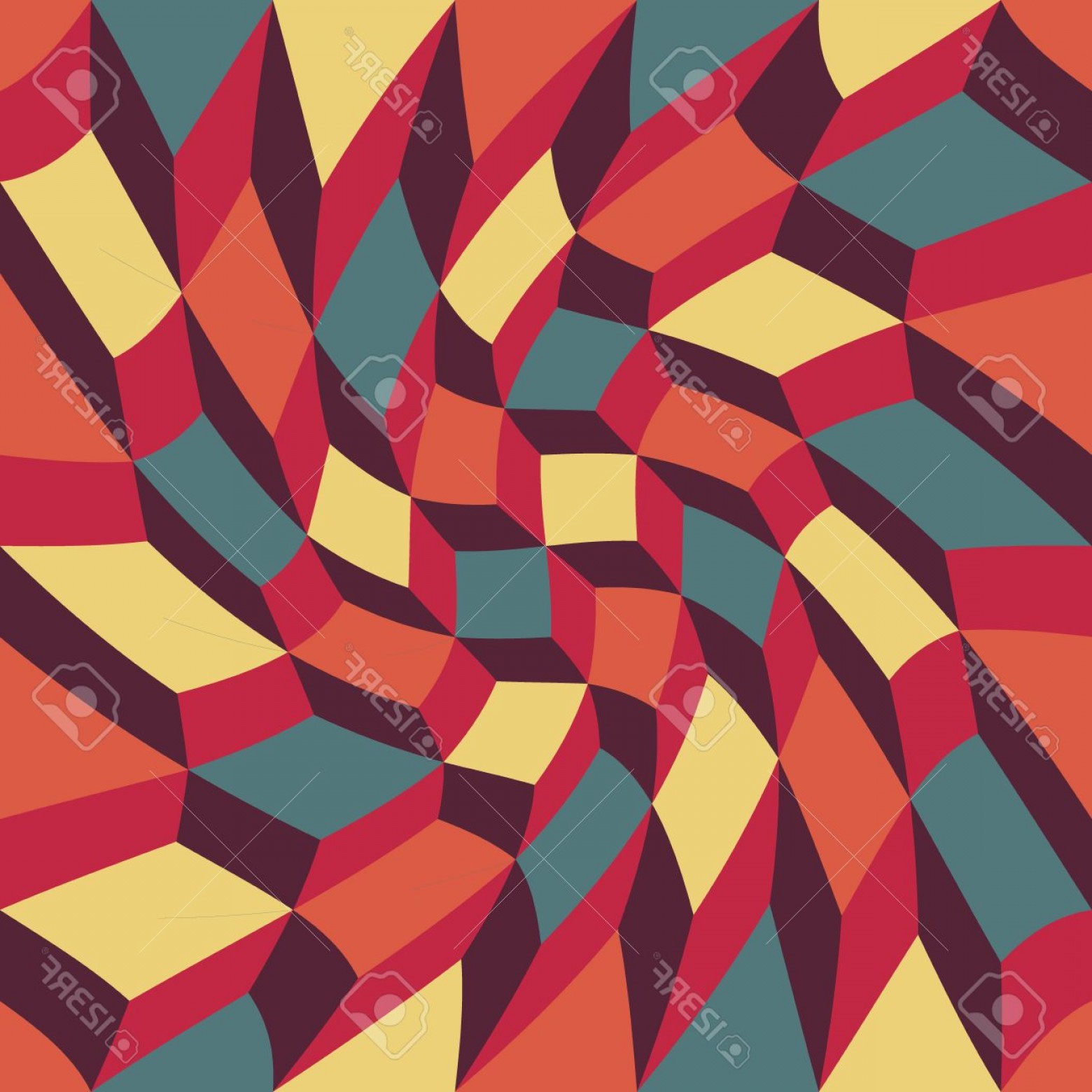 1560x1560 Photostock Vector Vector Modern Seamless Colorful Geometry Pattern
