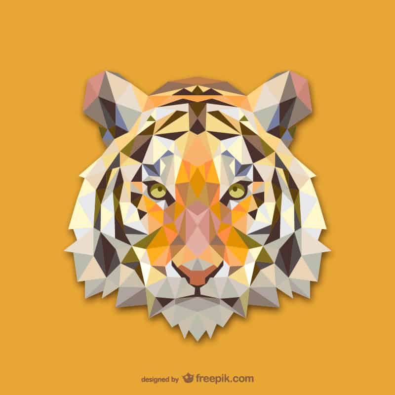 800x800 20 Vector Geometric Animals Free Vector Pack Design Crawl