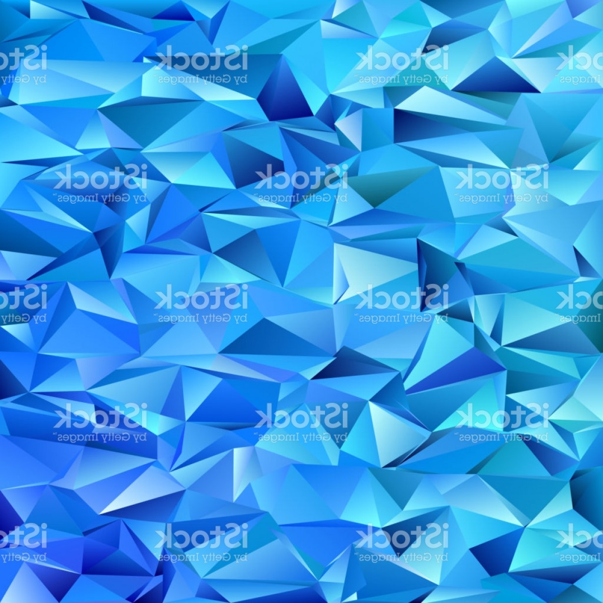 1228x1228 Blue Abstract Mosaic Chaotic Triangle Pattern Background