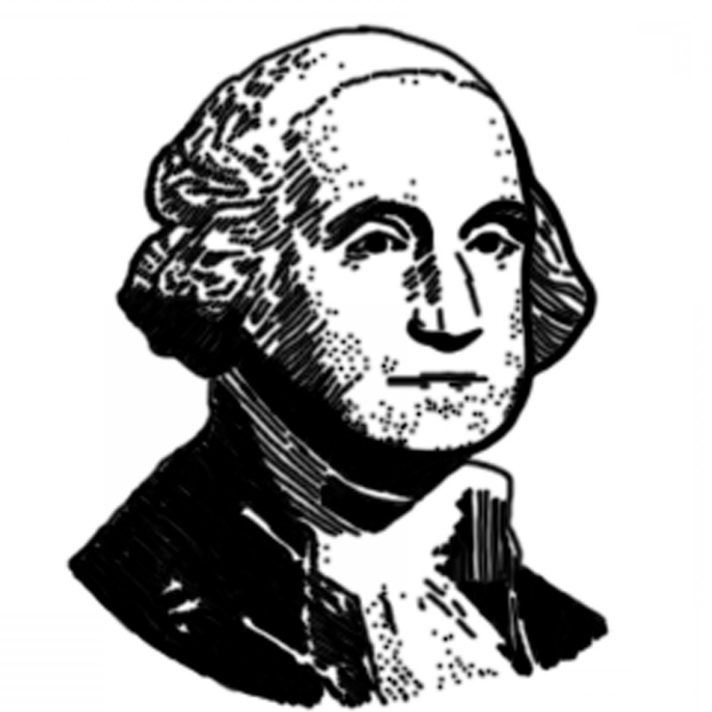1440x1440 George Washington Clipart Black And White Geekchicpro