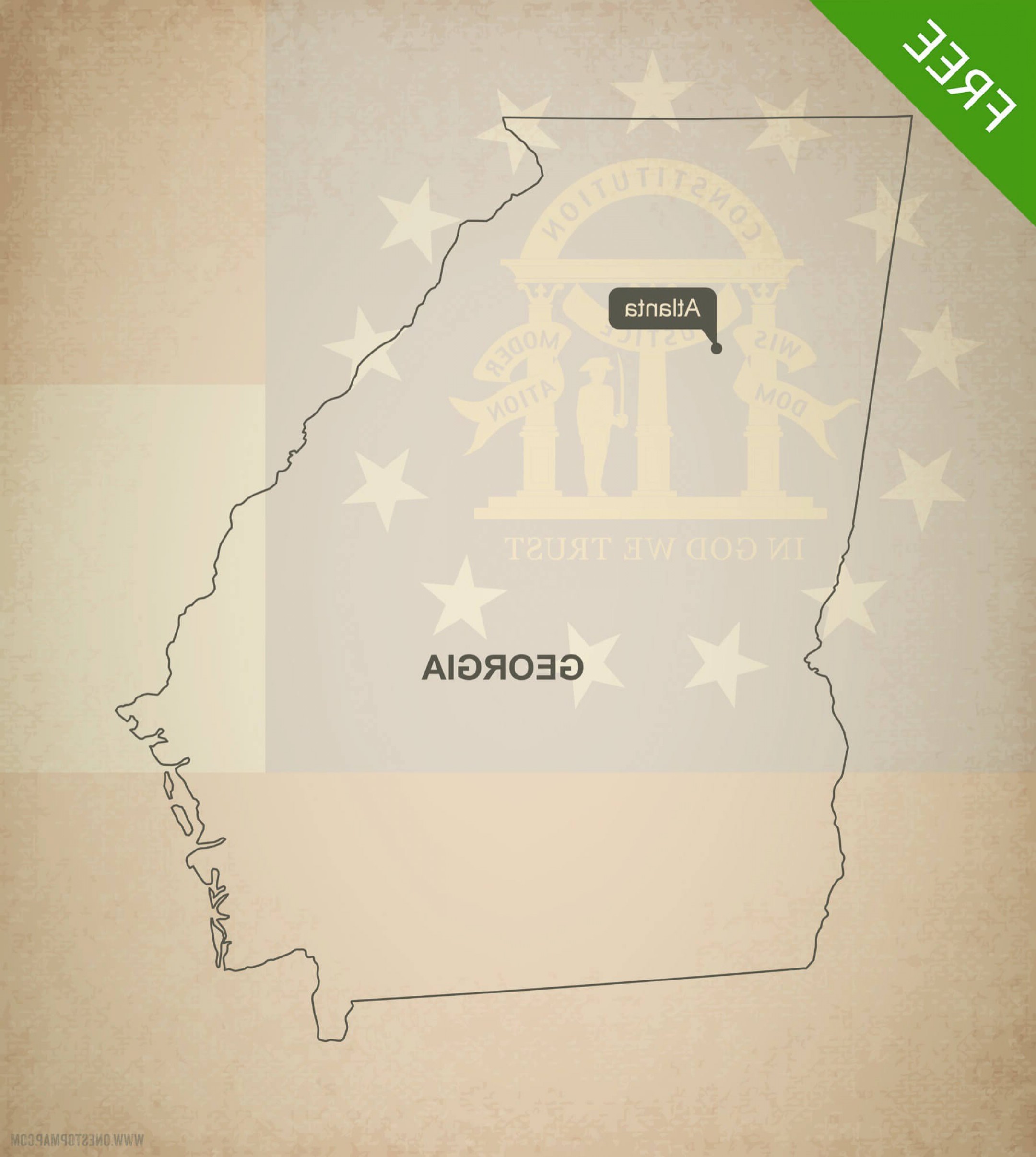 2160x2412 Atlanta Georgia State Vector Arenawp