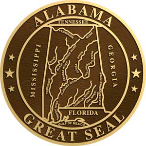 300x300 Bronze State Sealsoutsude State Seal Plaques