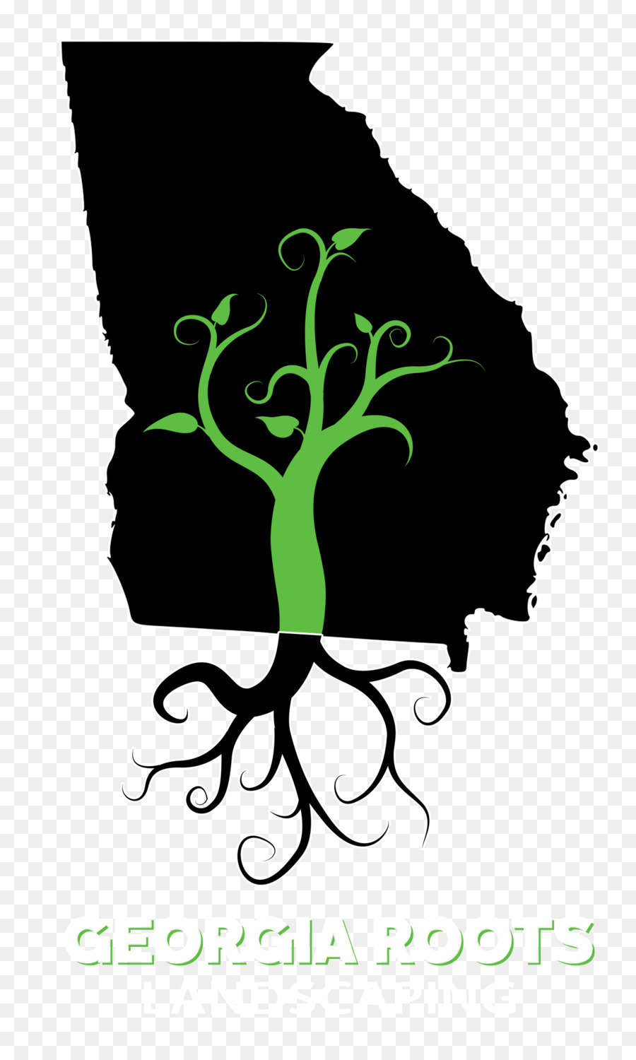 900x1500 Georgia Vector Map