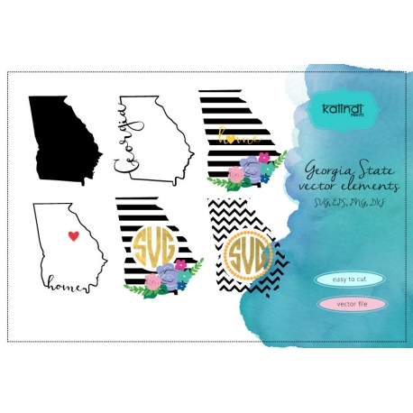 458x458 Georgia Svg Files