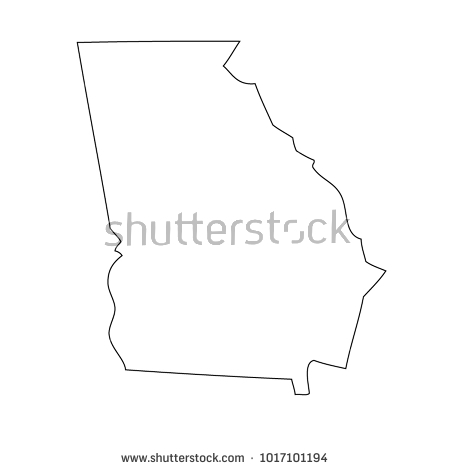 450x470 Georgia State Map Outline Free Printable Maps