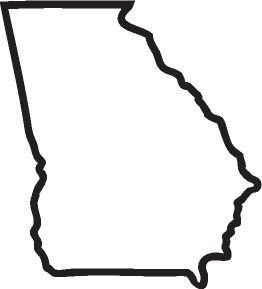 262x289 Georgia Outline. Crafts Amp Projects In 2018