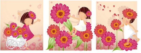600x225 Vector Gerbera Daisy Free Vector Download (187 Free Vector) For
