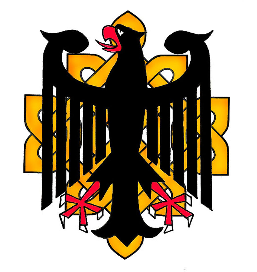 900x953 German Eagle Vector
