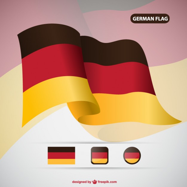 626x626 German Flag Vector Free Download
