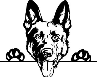 German Shepherd Vector at GetDrawings | Free download