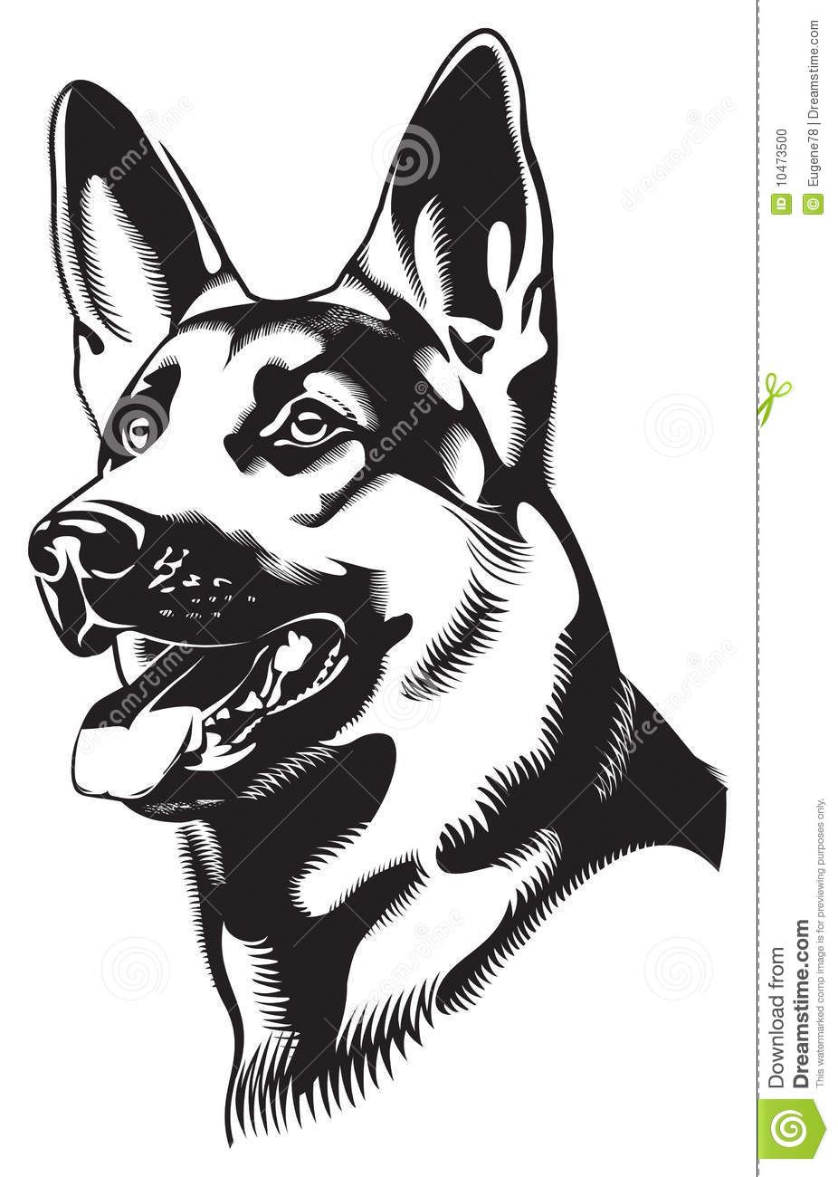 926x1300 Collection Of Free Alsatian Clipart Vector. Download On Ubisafe