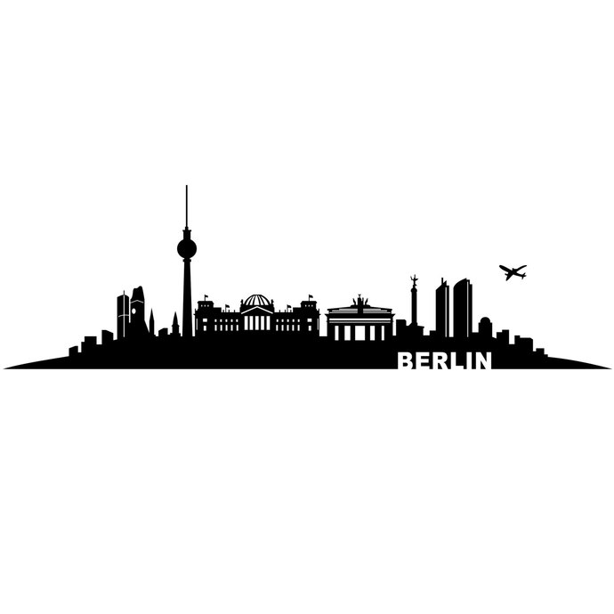 690x690 Berlin City Germany Graphics Design Svg Dxf By Vectordesign On Zibbet