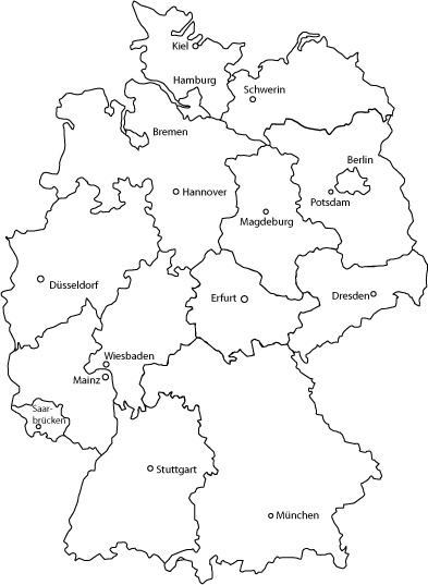 393x537 Deutschlandkarte