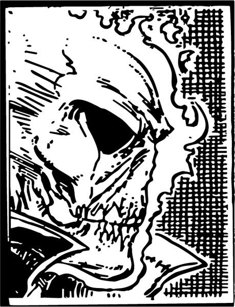 459x600 Ghost Rider Free Vector In Encapsulated Postscript Eps ( .eps