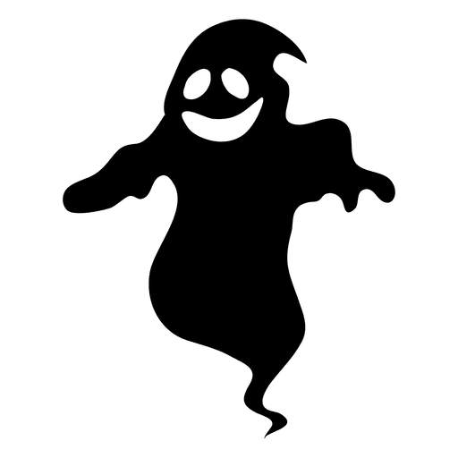 512x512 Black Ghost Silhouette 14