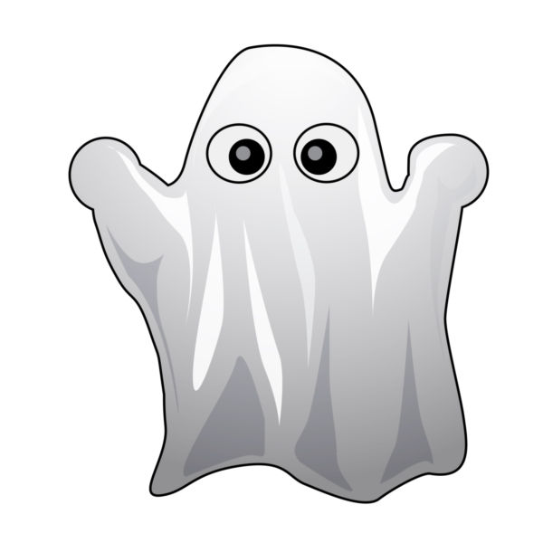 600x600 Halloween Ghost Vector