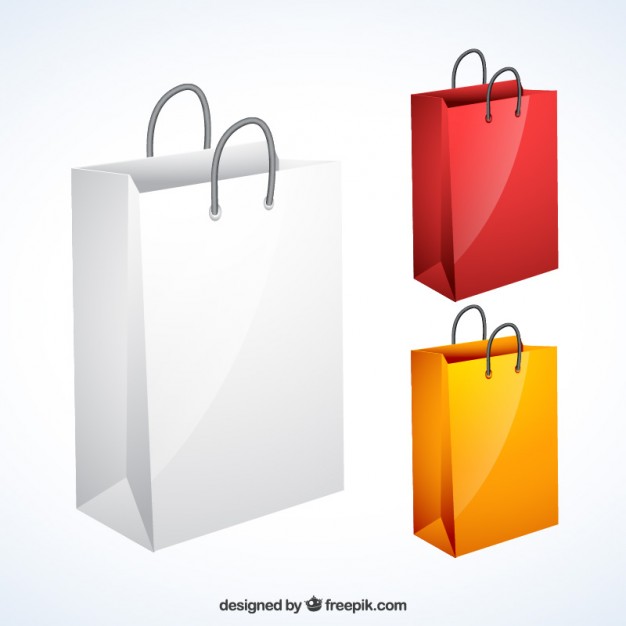 626x626 Variety Of Shopping Bags Vector Free Download