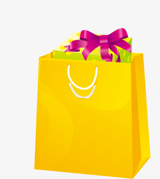 650x726 Vector Yellow Shopping Bag Gift, Shopping Vector, Bag Vector, Gift