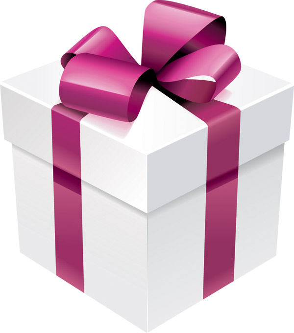 600x681 Beautiful Gift Box Vector Free Vector 4vector