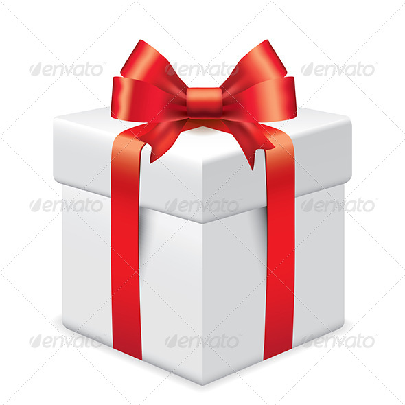 590x590 Photo Realistic Gift Box Vector Illustration By Andegro4ka