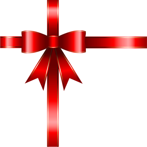500x499 Red Ribbon Gift Box Vector Ai Format Free Vector Download