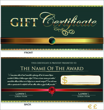 340x358 Gift Certificate Template Free Vector Download (16,730 Free Vector