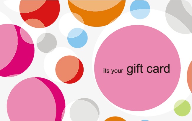 650x411 Modern Gift Card Template Vector Material, Bright, Pattern, Trend