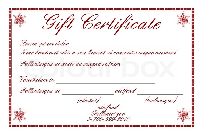 800x533 Certificate Of Gift