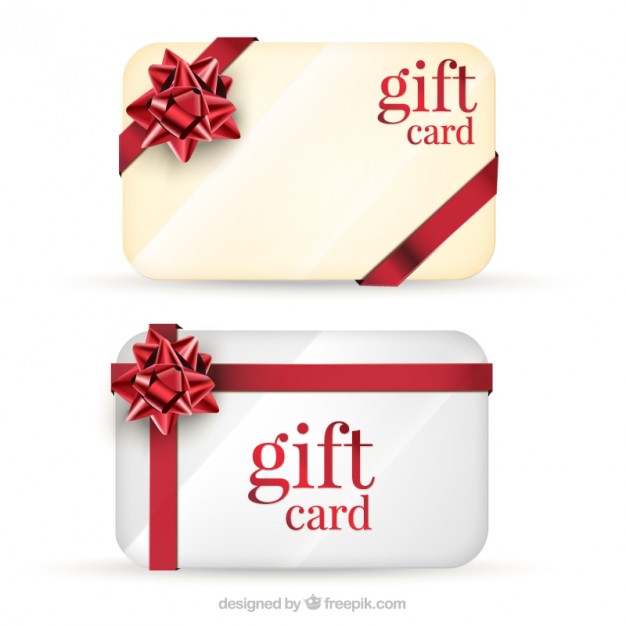 626x626 Gift Cards Pack Vector Free Download