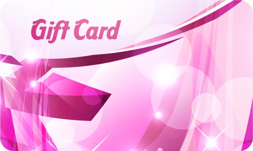 500x300 Gift Cards Vector Set