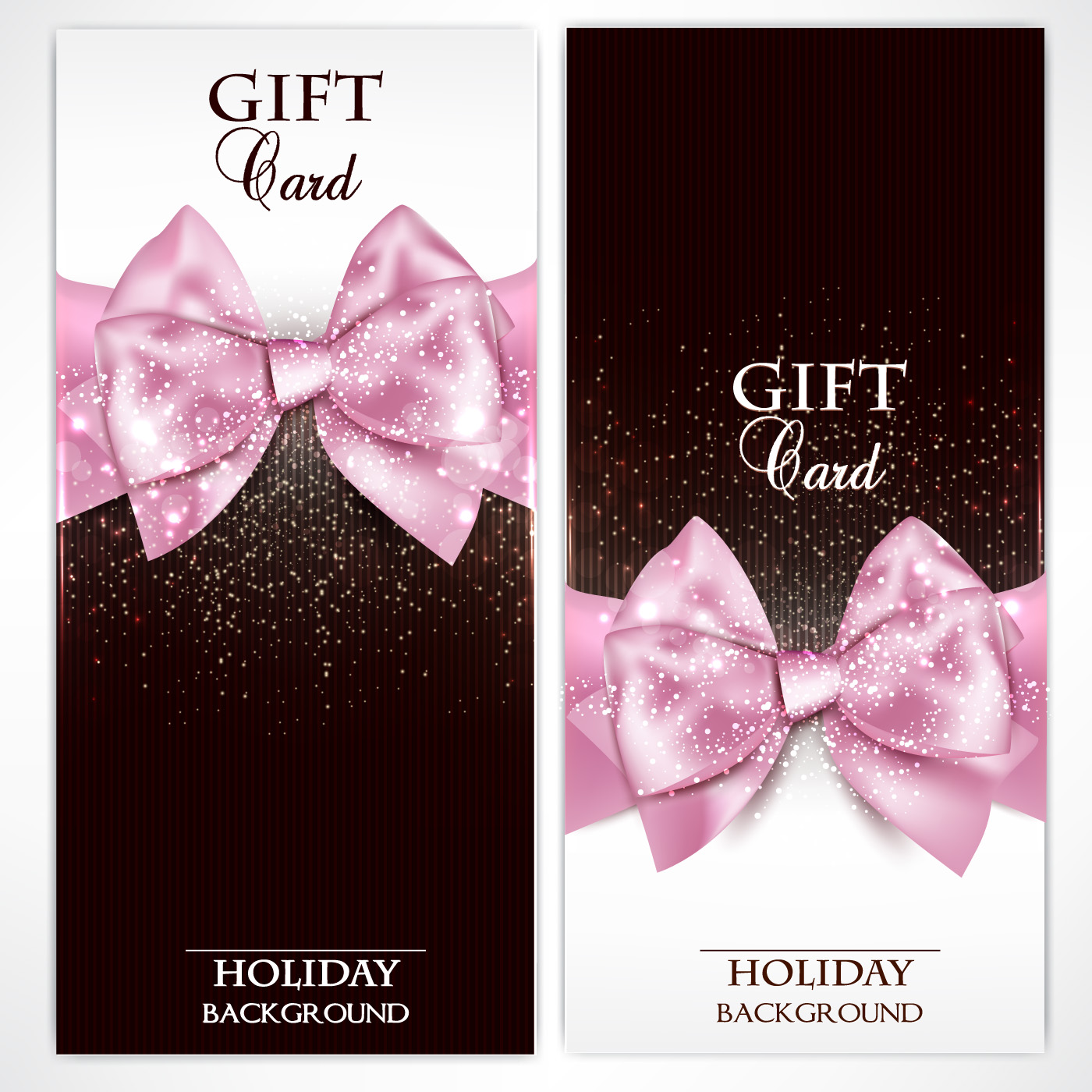 1400x1400 Shiny Holiday Gift Cards Vector 01 Free Download